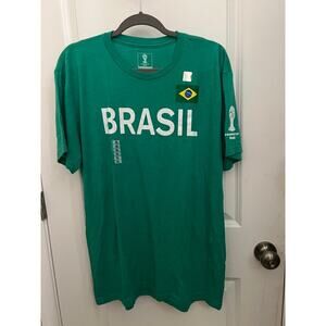 Fifth Sun 2014 FIFA World Cup Crew Neck Short Sleeve Green XL Official Licensed